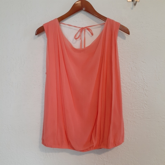 Alice + Olivia Tops - Alice + Olivia Criss Cross Back Blouse XS